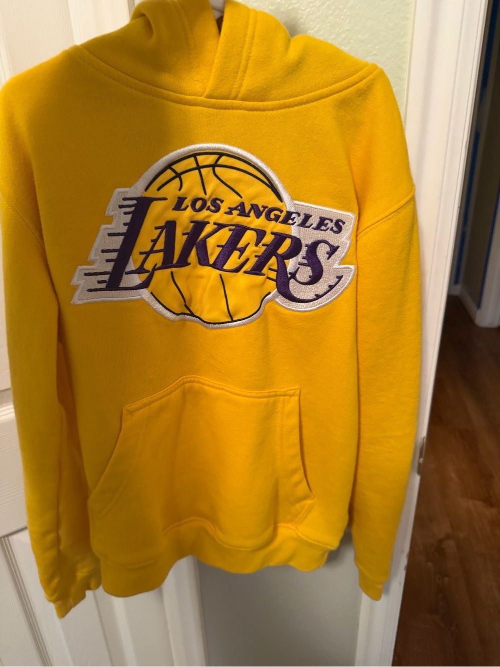 Youth Yellow Pullover Hoodie